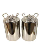 Load image into Gallery viewer, Corny Keg 2.5 Gallon PIN LOCK Keg Stainless Steel 2 PACK