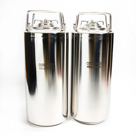 Corny Keg 5 Gallon PIN LOCK Keg Stainless Steel - 2 Pack