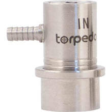 Load image into Gallery viewer, Stainless Steel Ball Lock Gas Disconnect by Torpedo - 1/4&quot; Barb
