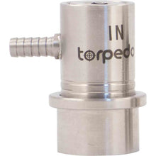 Load image into Gallery viewer, Stainless Steel Ball Lock Gas Disconnect by Torpedo - 1/4" Barb