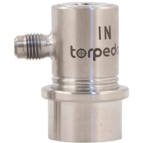 Stainless Steel Ball Lock Gas Disconnect by Torpedo - 1/4