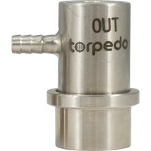 Load image into Gallery viewer, Stainless Steel Ball Lock Liquid Disconnect by Torpedo - 1/4&quot; Barb
