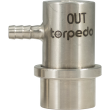 Load image into Gallery viewer, Stainless Steel Ball Lock Liquid Disconnect by Torpedo - 1/4" Barb