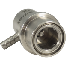 Load image into Gallery viewer, Stainless Steel Ball Lock Gas Disconnect by Torpedo - 1/4" Barb