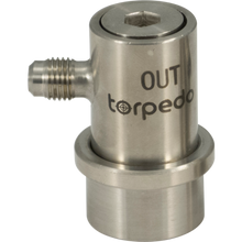Load image into Gallery viewer, Stainless Steel Ball Lock Liquid Disconnect by Torpedo - 1/4" MFL