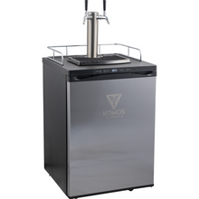 Load image into Gallery viewer, KOMOS Kegerator Dual Faucet With Stainless Steel Intertap