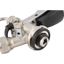 Load image into Gallery viewer, D-Style Keg Coupler | Sanke Keg Beer Tap | Stainless Steel Probe | PRV | Beer &amp; Gas Barbs Included
