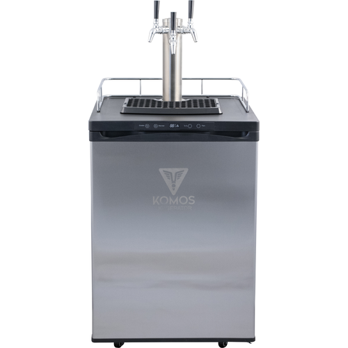 KOMOS Kegerator Triple Faucet With Stainless Steel Intertap