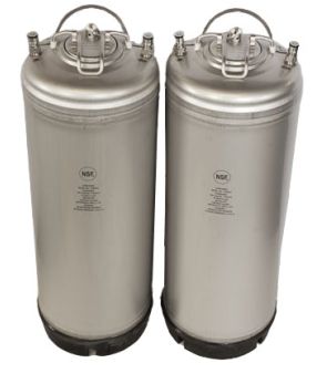 5 Gal AMCYL Ball Lock Keg - Strap - 2 pack